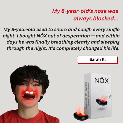 NŌX Junior Edition — Instant Sinus + Pressure Relief