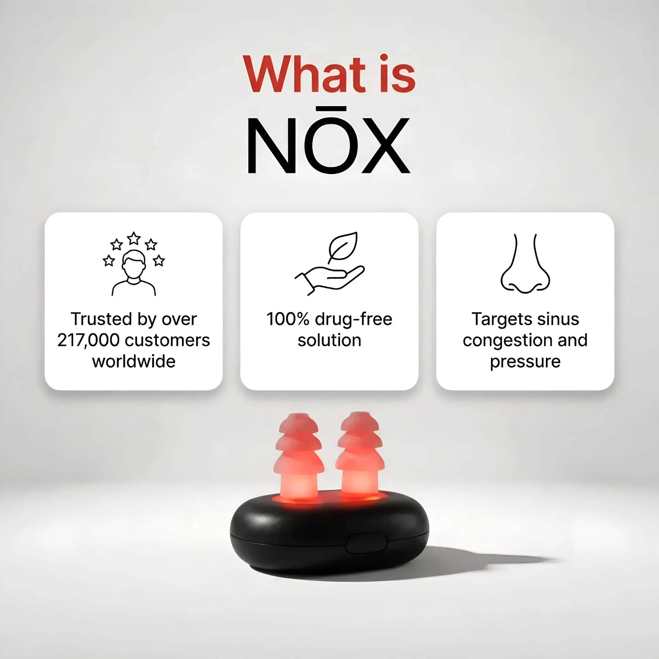 NŌX — Sinus Congestion + Pressure Relief‎