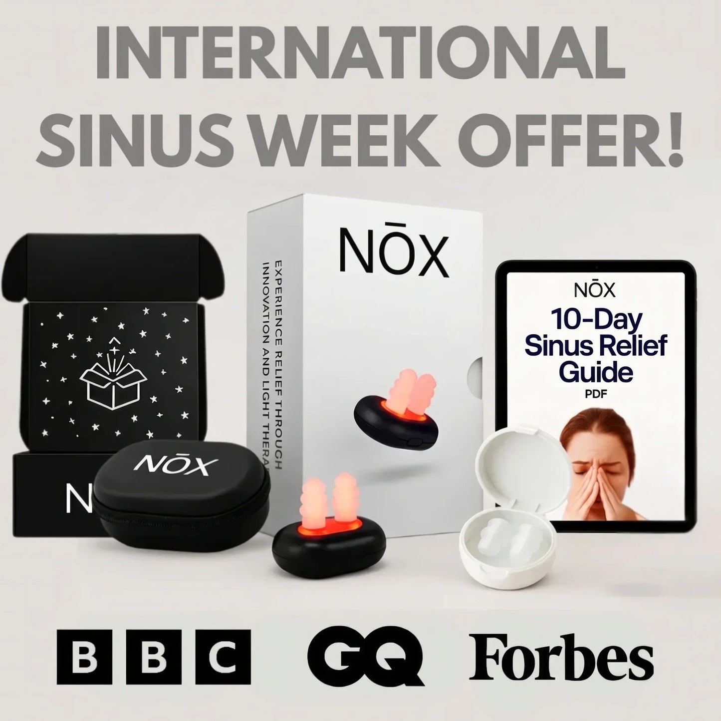 NŌX — Sinus Congestion + Pressure Relief‎